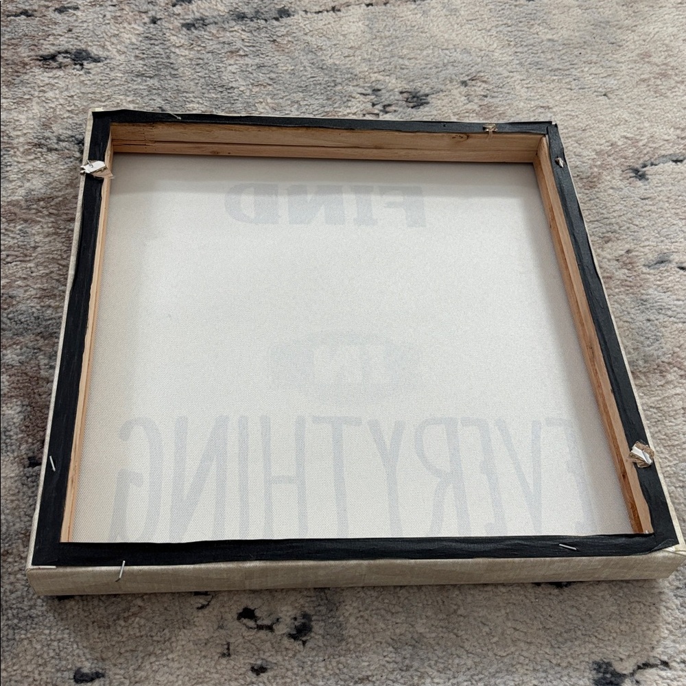 Inspirational Wall Art with Gold and Black Letters - Picture 2 of 4